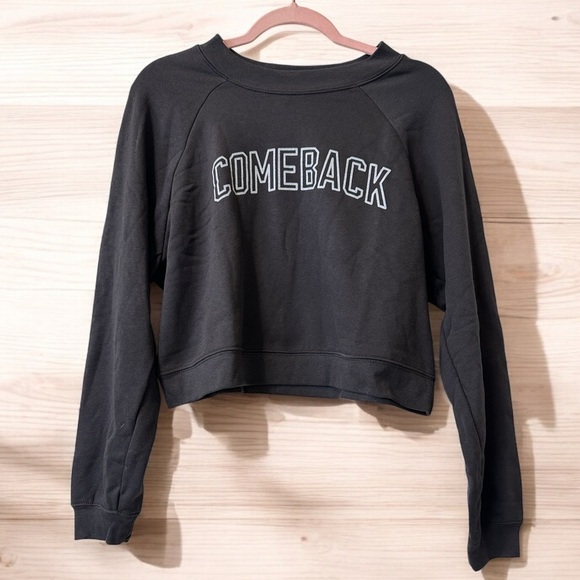 Sweaters - Fourlaps “comeback” cropped sweatshirts medium NWOT